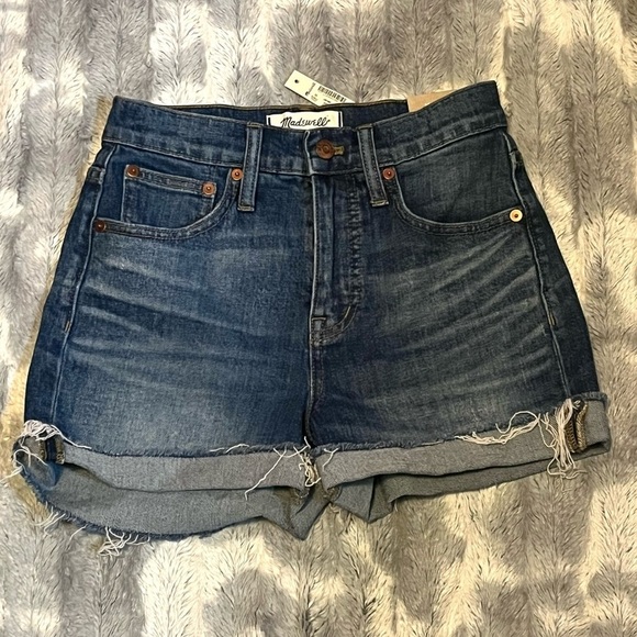 Madewell High-Rise Denim Shorts Size 23 - Picture 2 of 14